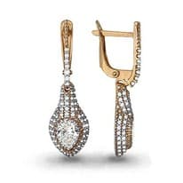 Серьги из золота, артикул LV45042А
