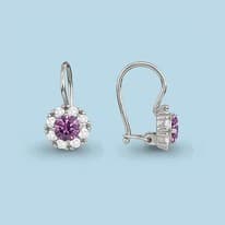 Серьги из серебра, артикул LV40965Д