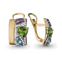 Серьги, золото, артикул LV4454607А