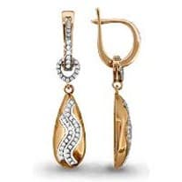 Серьги, золото, артикул LV41894А
