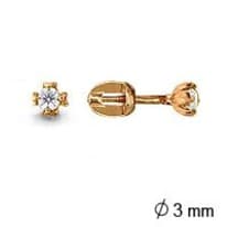 Серьги, золото, артикул LV40810