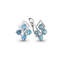 Серьги, серебро, артикул LV4460405