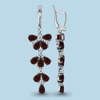Серьги из серебра, артикул LV4445803А