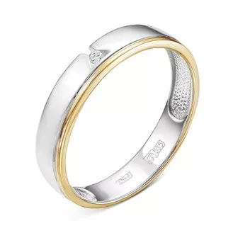 Кольцо V70142530000_OB из белого золота с бриллиантом