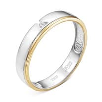 Кольцо из белого золота с бриллиантом V70142530000