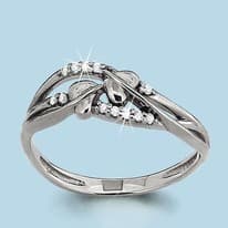 Кольцо из серебра, артикул LV62906А
