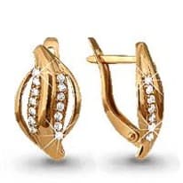 Серьги, золото, артикул LV41063А