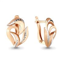 Серьги из золота, артикул LV33487
