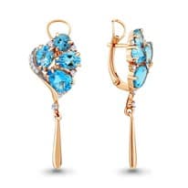 Серьги, артикул LV4707005А, золото