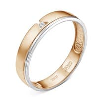 Кольцо из красного золота с бриллиантом V70141510000
