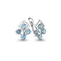 Серьги, серебро, артикул LV4460402