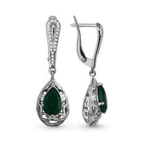 Серьги, серебро, артикул LV4438209А