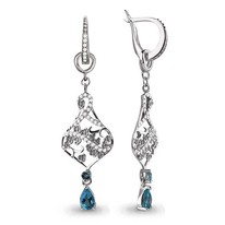 Серьги из серебра, артикул LV4451708А