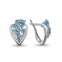 Серьги, серебро, артикул LV4402605А