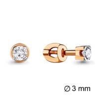 Серьги, артикул LV42024, золото