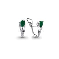 Серьги из серебра, артикул LV4460309А