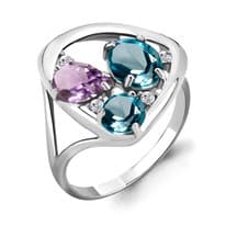 Кольцо из серебра, артикул LV6905432А