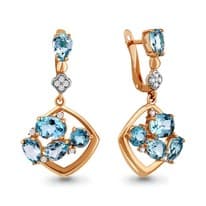 Серьги из золота, артикул LV4706902А