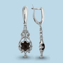 Серьги, серебро, артикул LV4444101
