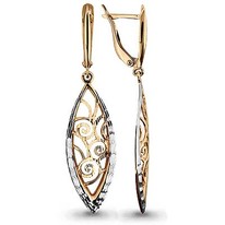 Серьги из золота, артикул LV31541