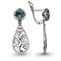 Серьги, артикул LV4437108А, серебро