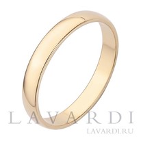 Обручальное кольцо золото 3 мм 15 размер