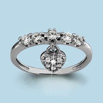 Кольцо из серебра, артикул LV63650А