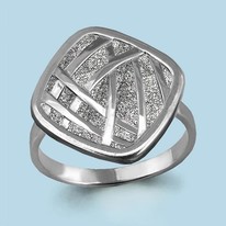 Кольцо, серебро, артикул LV54165