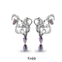 Серьги, артикул LV4453204А, серебро