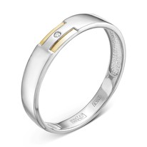 Кольцо из белого золота с бриллиантом V70162530000