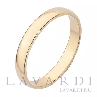 Обручальное кольцо золото 3 мм