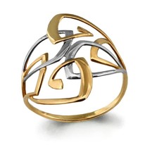 Кольцо, артикул LV54225, золото