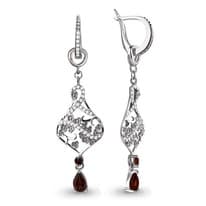 Серьги из серебра, артикул LV4451703А