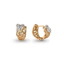 Серьги, артикул LV45590А, золото