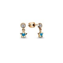 Серьги, золото, артикул LV46078А