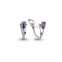 Серьги, серебро, артикул LV4460304А