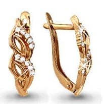 Серьги из золота, артикул LV41049А