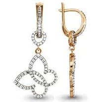 Серьги, золото, артикул LV41642А