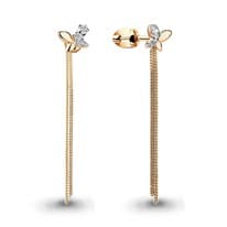 Серьги, артикул LV46062, золото