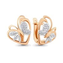 Серьги, артикул LV46504А, золото