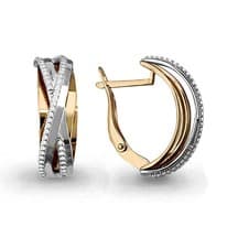 Серьги, золото, артикул LV45007А