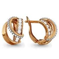 Серьги из золота, артикул LV41861А