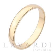 Обручальное кольцо золото 3 мм 18.6 размер
