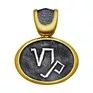 Подвеска «Знак зодиака Козерог» из золочёного серебра 95030175 - превью