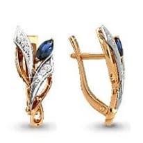 Серьги, артикул LV940084К, золото