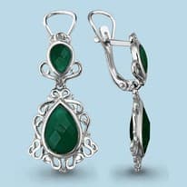 Серьги из серебра, артикул LV4443509
