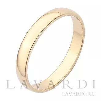 Обручальное кольцо золото 3 мм 19 размер