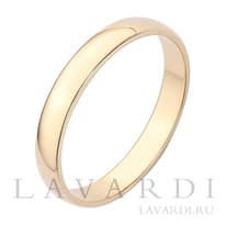 Обручальное кольцо золото 3 мм 19 размер