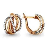 Серьги из золота, артикул LV41859А