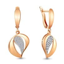 Серьги, артикул LV41638А, золото